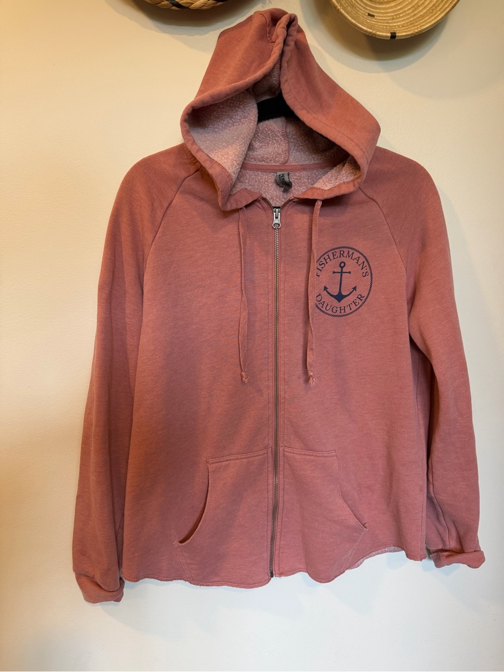 Fisherman's Daughter Mauve Zip-Up Hoodie Cape Cod